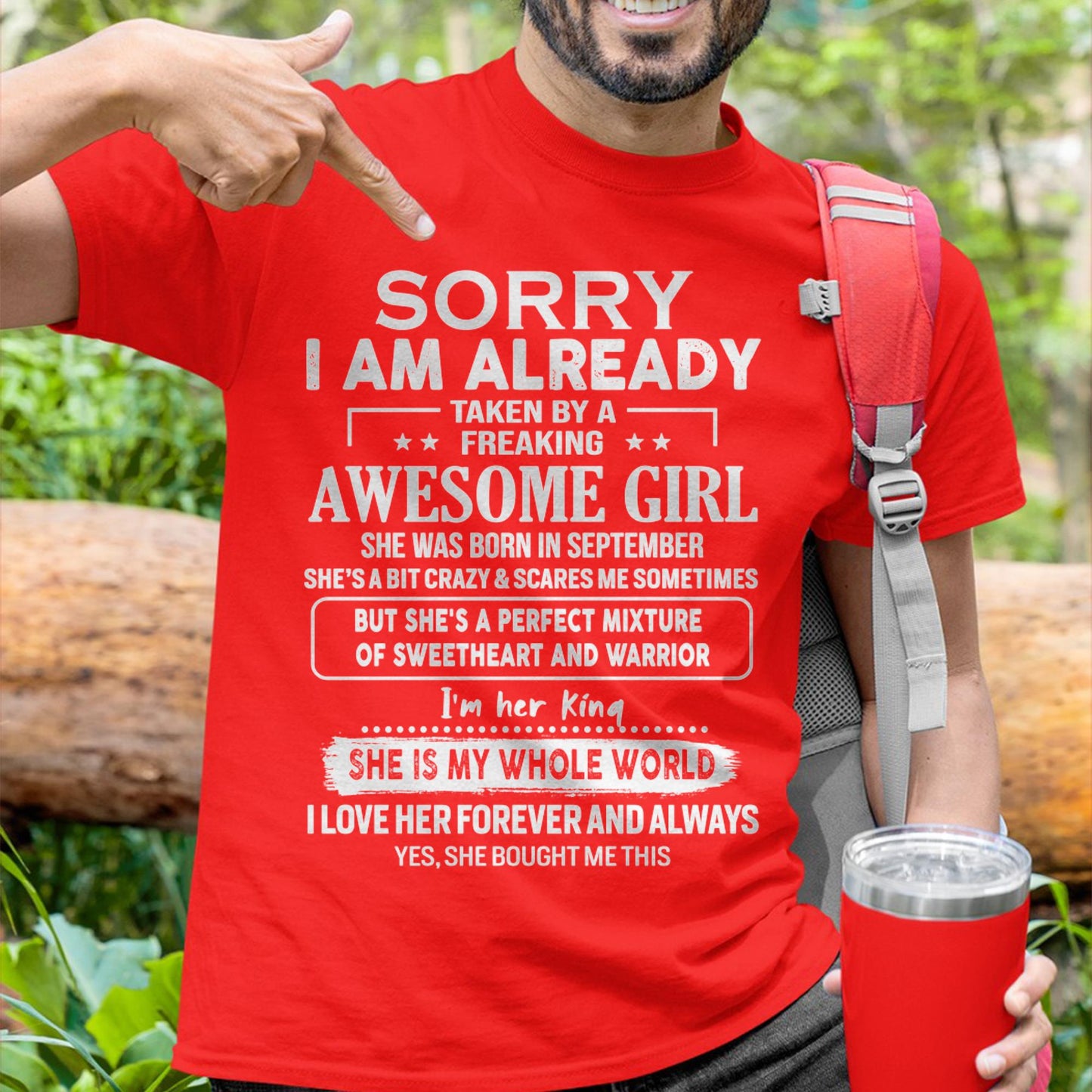 September - Awesome Girl - Perfect Gift For Your Boyfriend, Husband From Wife - NINA09 (SKU04-86MT-09)