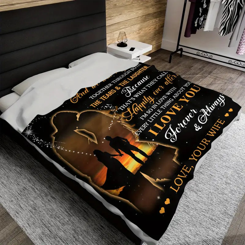 Special Gift For Your Husband Blanket - From Wife