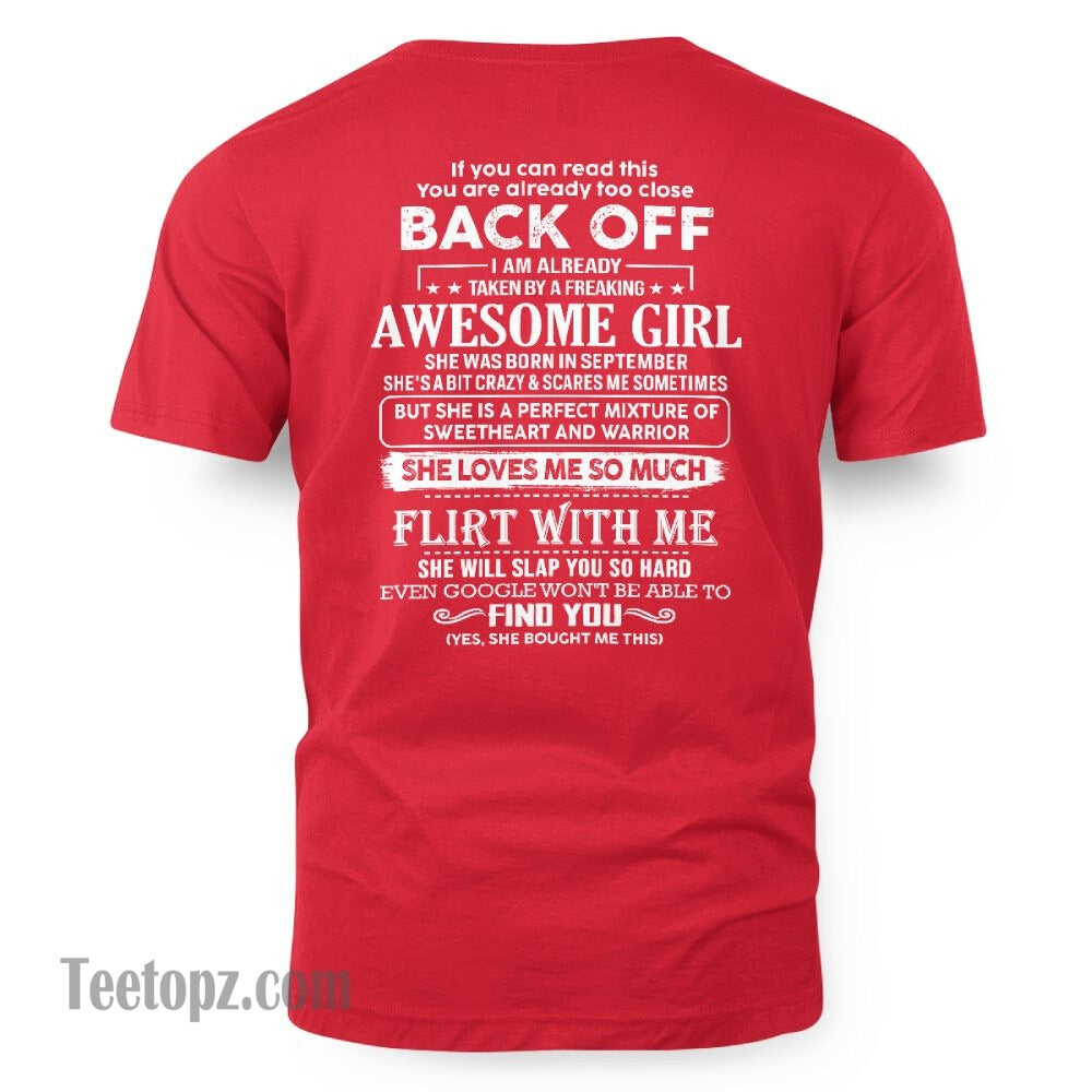 September – Awesome Girlfriend Born In September – Special gift for your Boyfriend – From Wife NINA09 (SKU06-25-09)