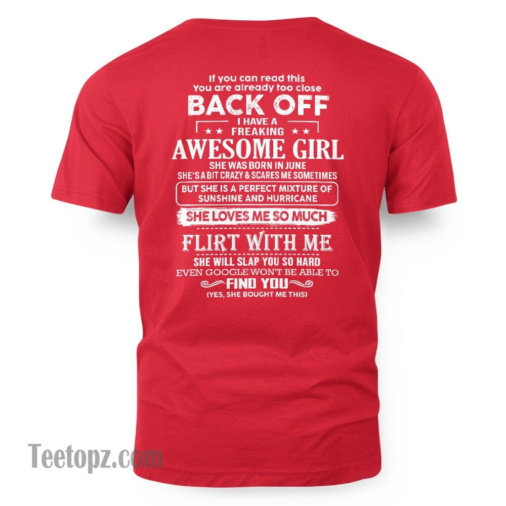 June – Awesome Girlfriend Born In June – Special gift for your Boyfriend – From Wife NINA06 (SKU06-17-06)