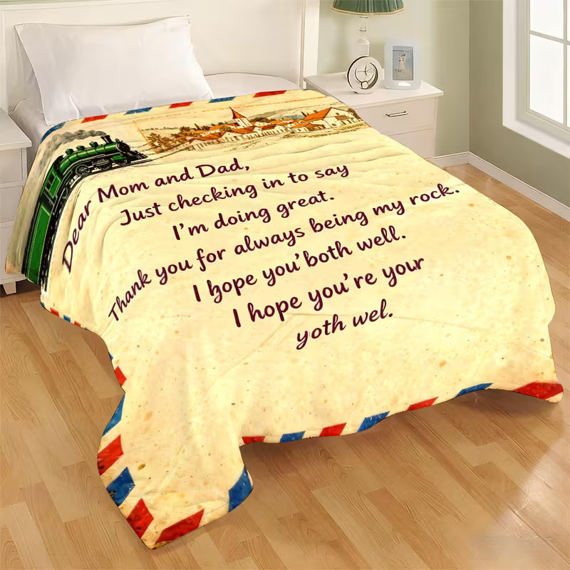 Special Gift For Your Mom and Dad Blanket - From Daughter