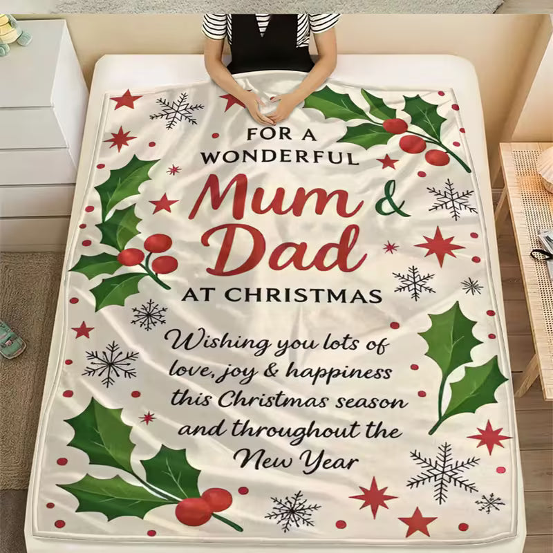 Special Gift For Your Mom and Dad Blanket - From Son