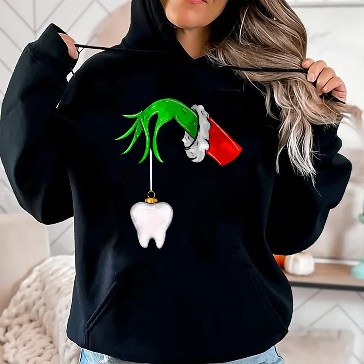 Christmas Shirts for Family, Funny christmas shirts, Christmas Unisex T-Shirt/Hoodie/Sweatshirt HLT00 - Christmas Tooth Dentist Dental Assistant Teeth Xmas Pajamas T-Shirt