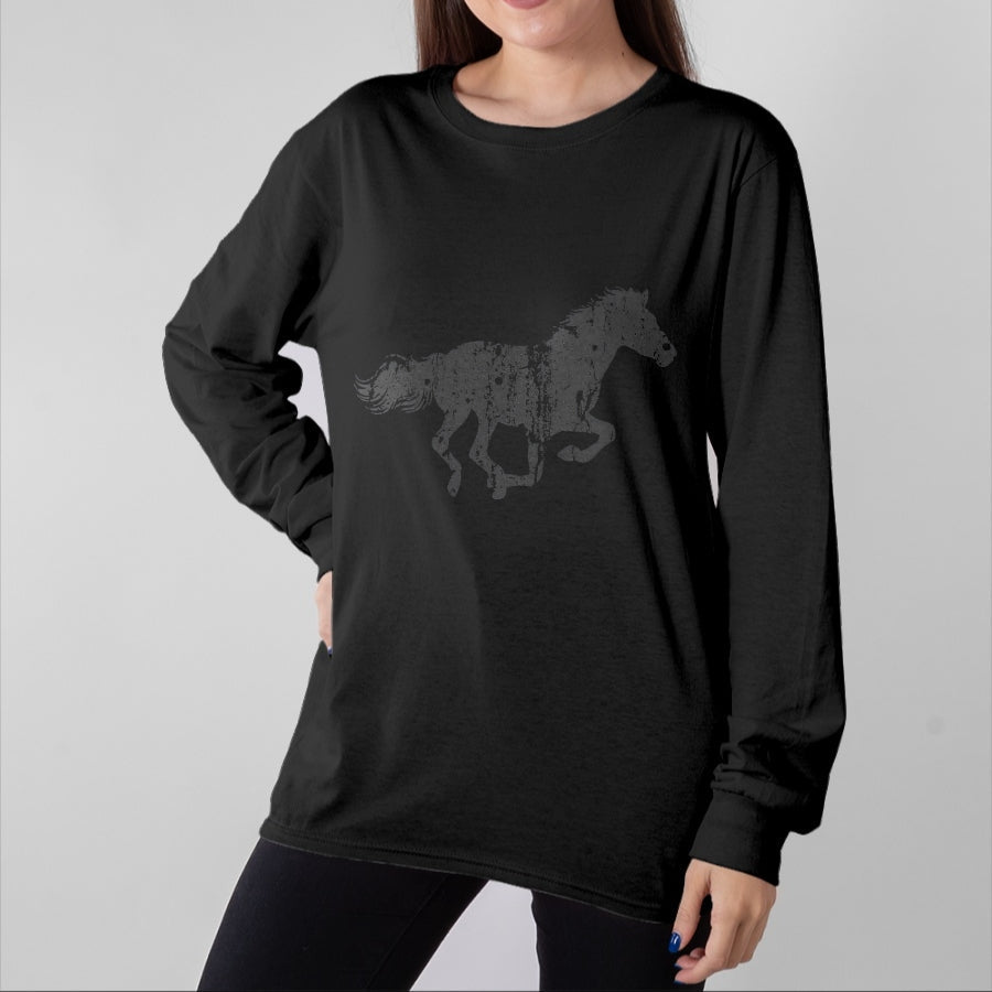 Best Horse Lover Shirt , Funny Horse UnisexT-Shirt/Hoodie/Sweatshirt HLT00 - Horse Vintage Design - Horse Print T-Shirt, Men, Black, 3X-Large