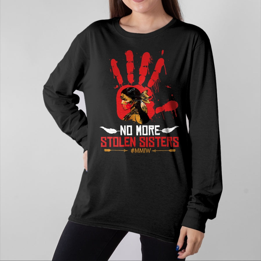 Native American T-Shirts, Vintage Native American Unisex T-Shirt/Hoodie/Sweatshirt HLT00 - Honor Awareness Native Americans No More Stolen Sisters (1)