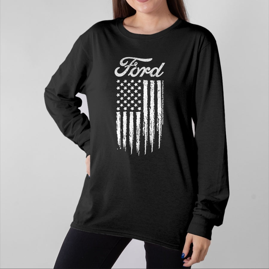 Best Mechanic Life Shirt, Funny Mechanic UnisexT-Shirt/Hoodie/Sweatshirt HLT00 - Ford -Americana Logo T-Shirt