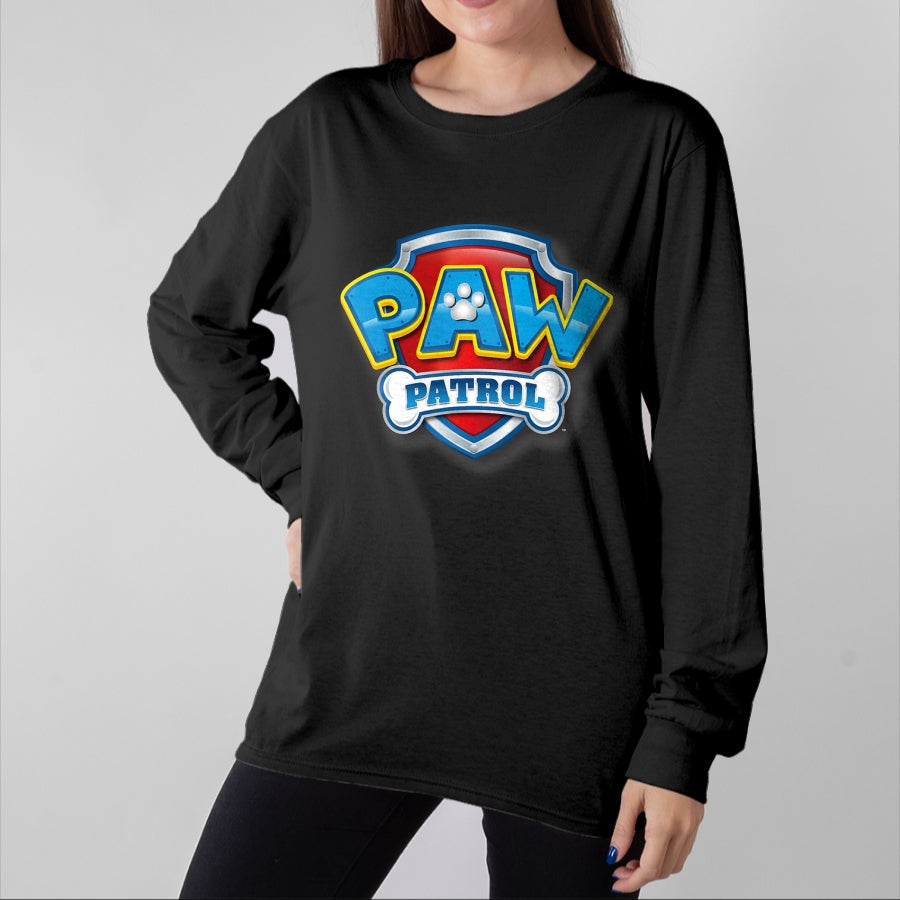 Gift for Mom Shirt, Funny Mom Unisex T-Shirt/Hoodie/Sweatshirt HLT00 - PAW Patrol 3D Logo T-Shirt