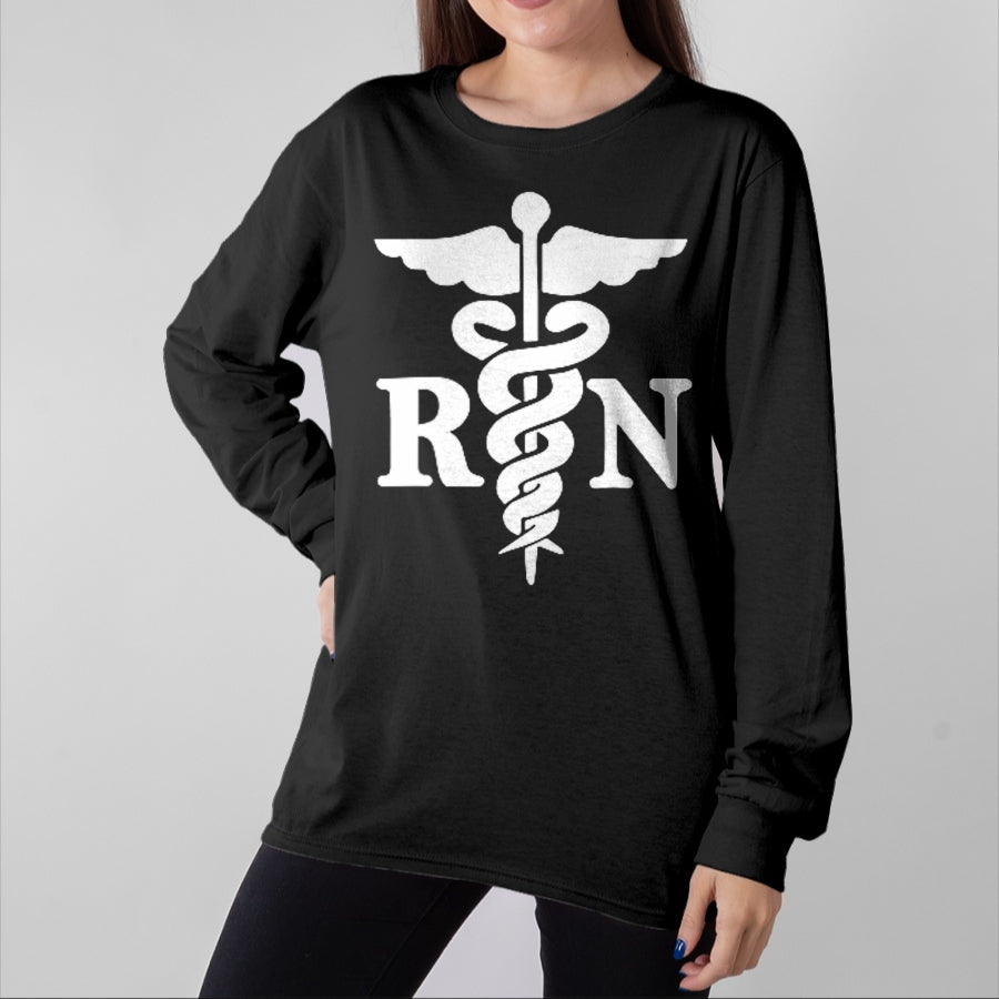 Funny Nurse Shirt, Nurse Unisex T-Shirt/Hoodie/Sweatshirt HLT00 - Registered Nurse Healthcare Hospital Nurse - Rn T-Shirt