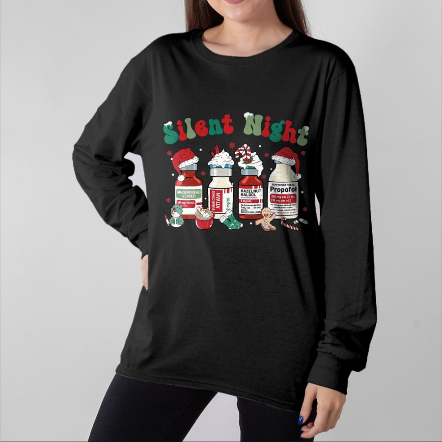 Funny Nurse Shirt, Nurse Unisex T-Shirt/Hoodie/Sweatshirt HLT00 -Funny Christmas Nurse Medical Christmas icu nicu RN ER Nurse T-Shirt