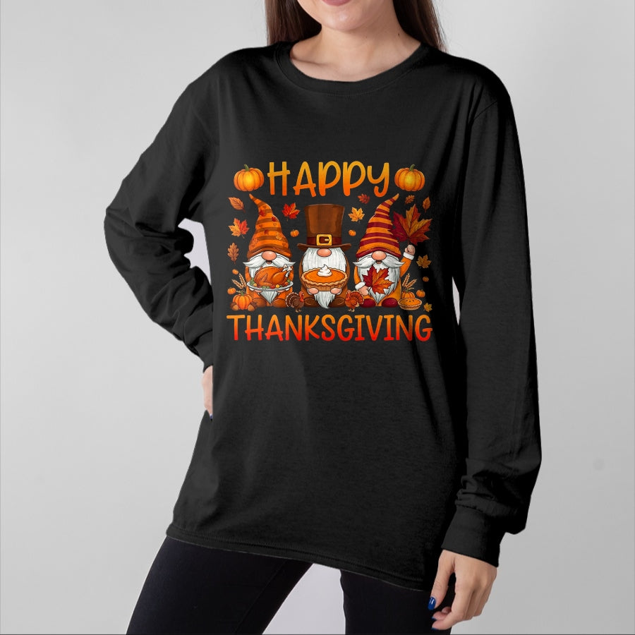 Best Thanksgiving Family Shirt , Funny Thanksgiving UnisexT-Shirt/Hoodie/Sweatshirt HLT00 - Happy Thanksgiving Gnomes for Turkey Day Family Dinner T-Shirt
