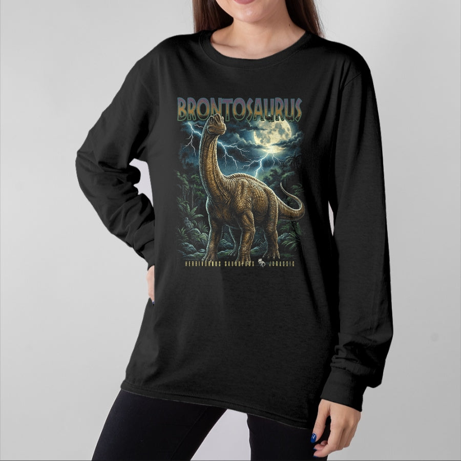 Best Dinosaur Lover Shirt, Funny Dinosaur UnisexT-Shirt/Hoodie/Sweatshirt HLT00 - Vintage Brontosaurus 90s Bootleg Dinosaur Prehistoric Dino T-Shirt