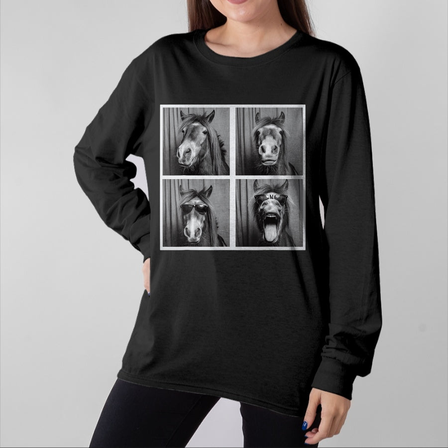Best Horse Lover Shirt , Funny Horse UnisexT-Shirt/Hoodie/Sweatshirt HLT00 - Funny Horse Sunglasses T-Shirt