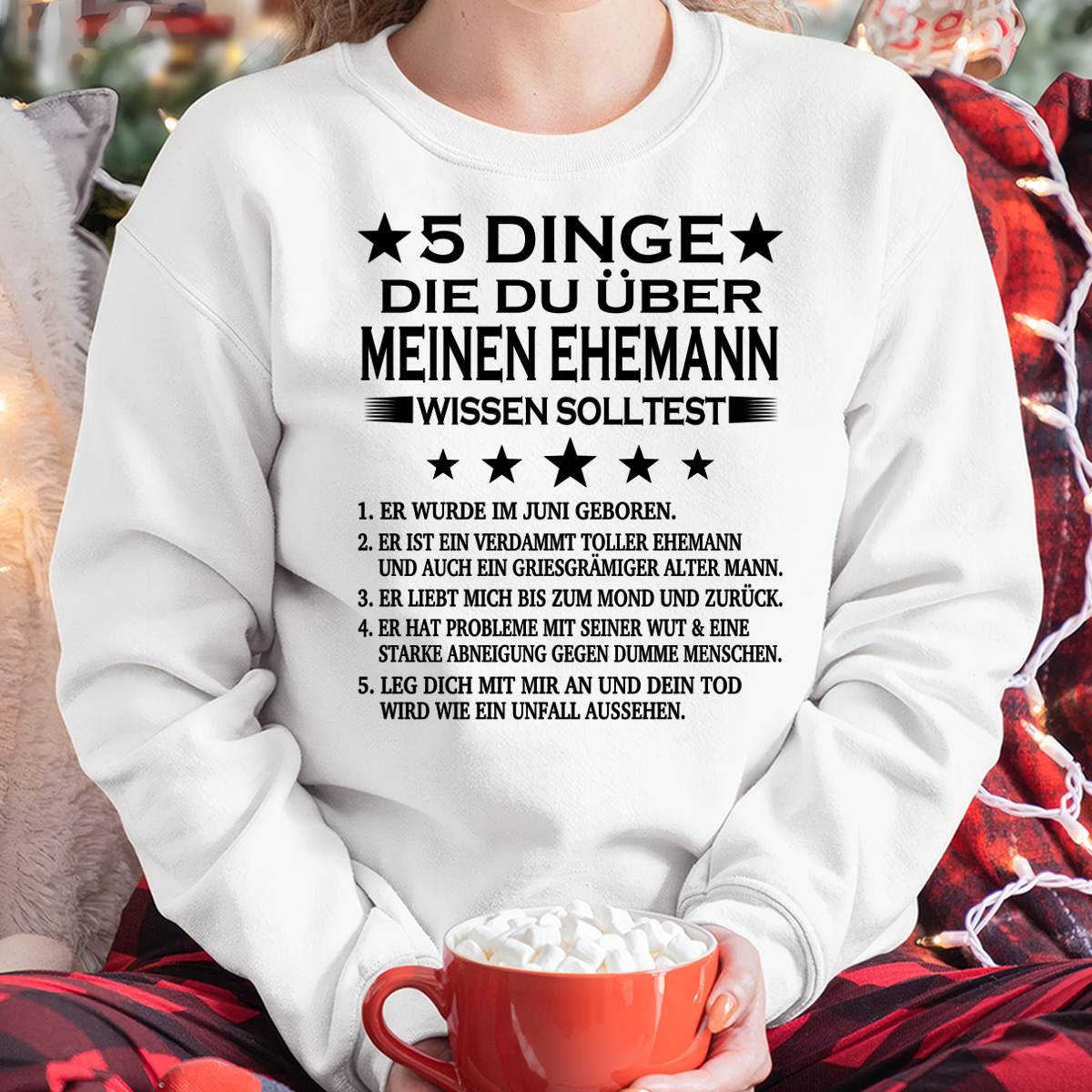 JUNI - 5 DINGE DIE DU ÜBER MEINEN EHEMANN WISSEN SOLLTEST - Das perfekte Geschenk für deine Freundin - GER/NINA06 (SKU2606-157-06)