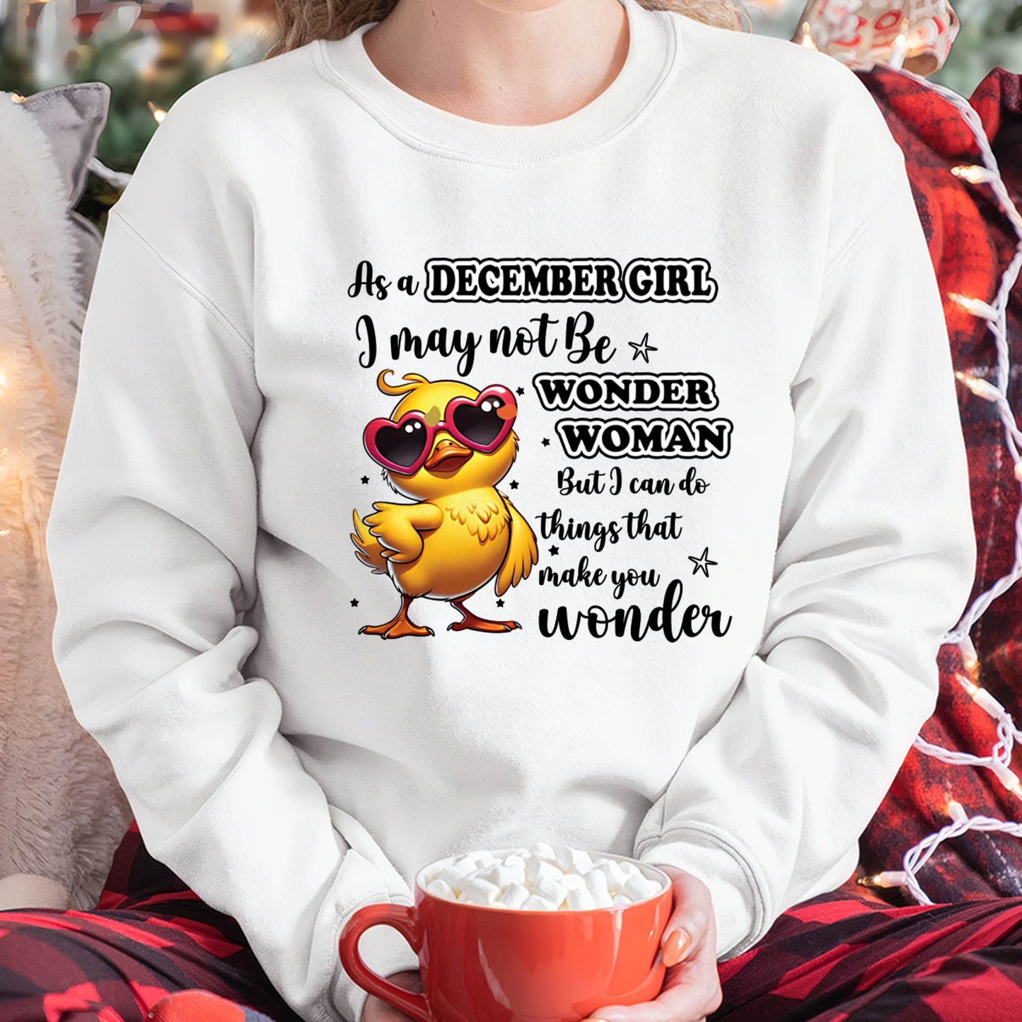 DECEMBER - I MAY NOT BE WONDER WOMAN BUT I CAN DO THINGS THAT MAKE YOU WONDER - FMA - NINA12 (SKU2604-03-12)