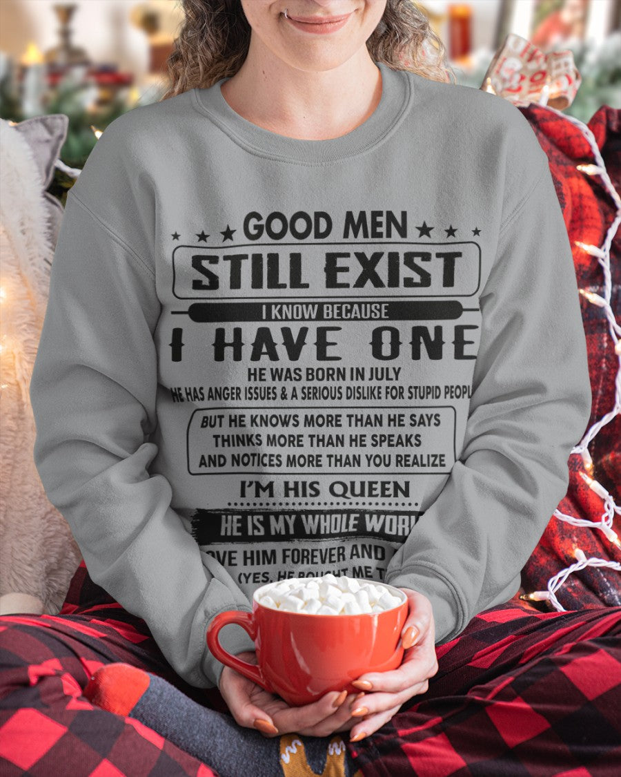 July - Good men Still Exist - gift for your girlfriend, wife from Husband - NINA07 (SKU-GM-07)