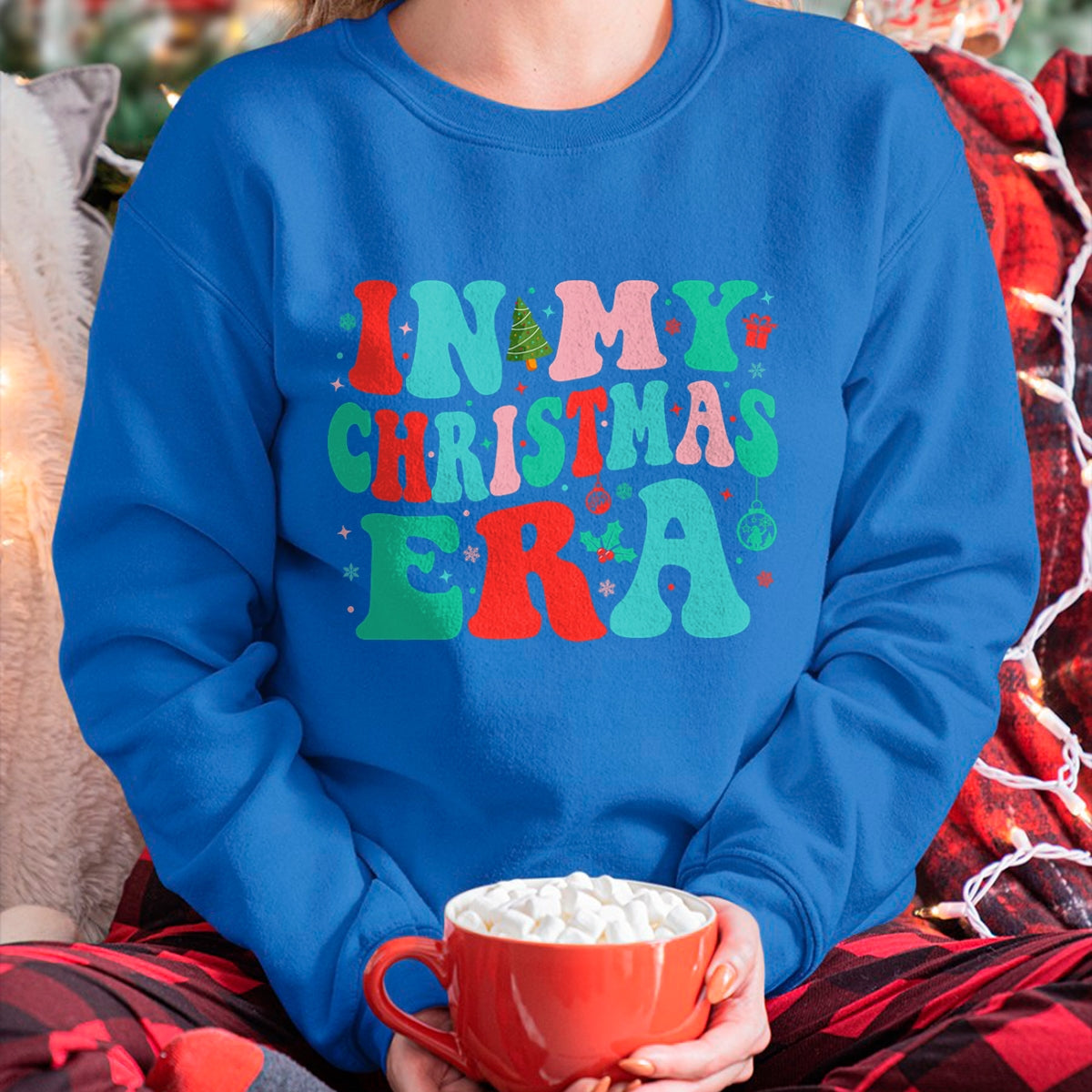 In My Christmas Era Cute Groovy Christmas Holiday Xmas T-Shirt - Christmas Unisex T-Shirt/Hoodie/Sweatshirt - NINA00