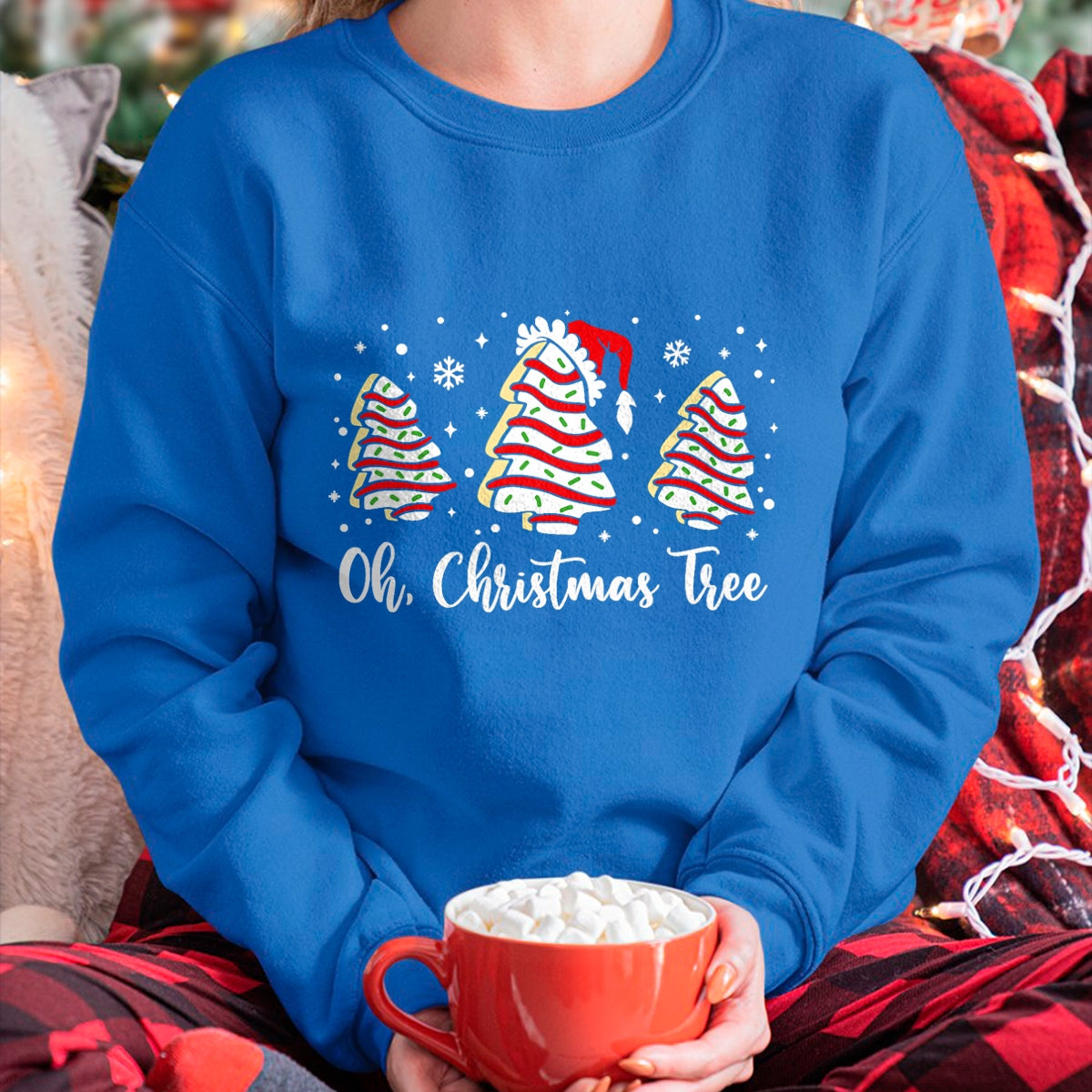 Groovy Oh Christmas Tree Cakes Debbie Becky Jen Cake Lovers T-Shirt - Christmas Unisex T-Shirt/Hoodie/Sweatshirt - NINA00