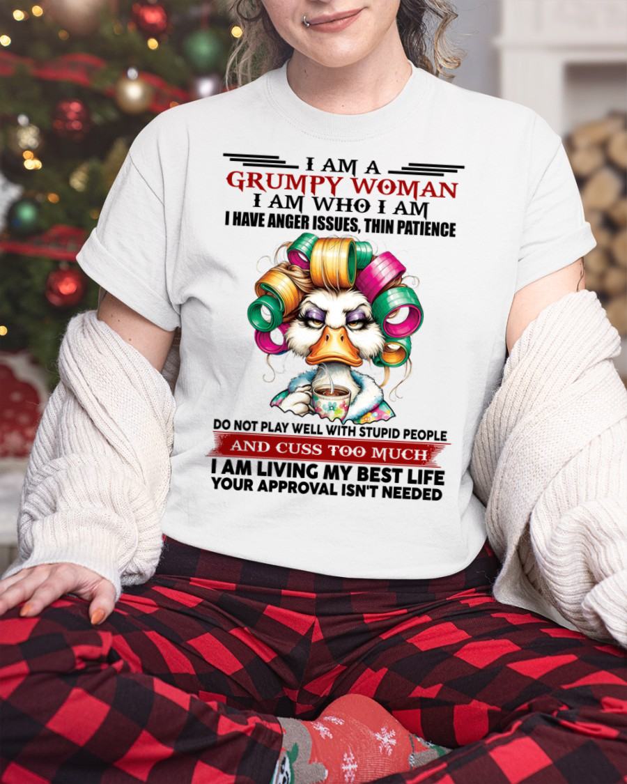 GRUMPY WOMAN - BIRTHDAY SHIRT FOR WOMEN - FMA / NINA00 (SKU26T-01-22-00)