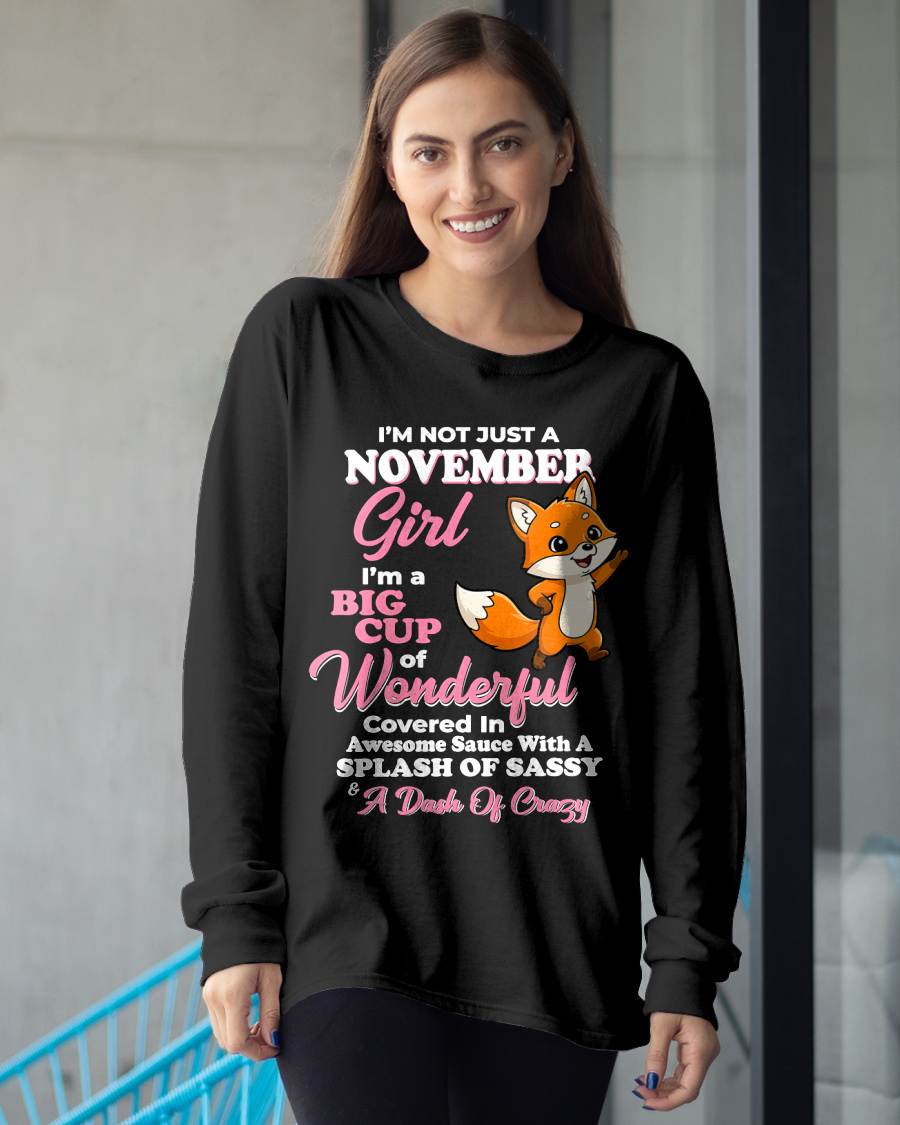 NOVEMBER - I'M A BIG CUP OF WONDERFUL COVERED IN AWESOME - FMA - NINA11 (SKU2603-244-11)