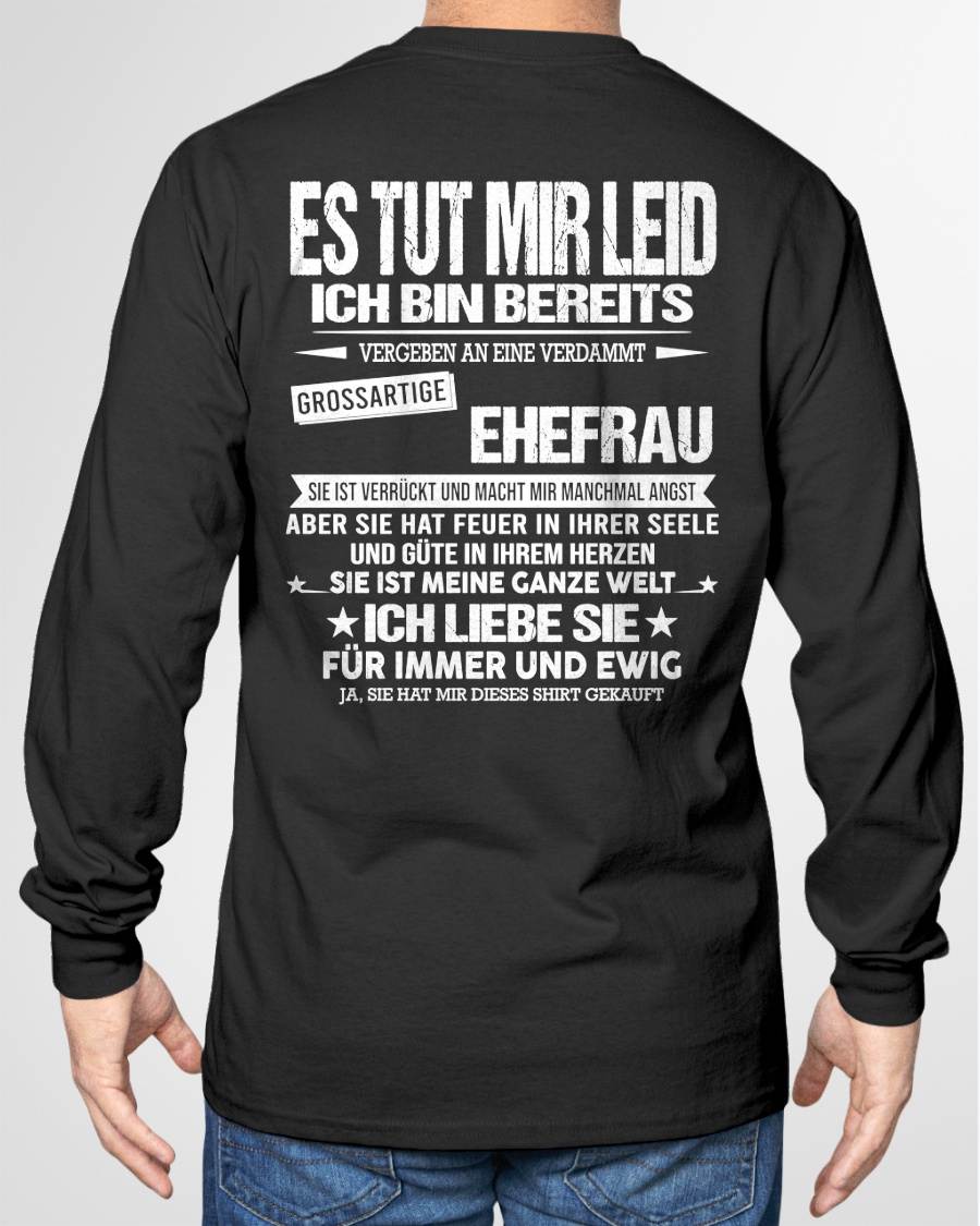 SIE IST MEINE GANZE WELT ICH LIEBE SIE FÜR IMMER UND EWIG -Das perfekte Geschenk für Ihren Ehemann - GER/NINA00 (SKU2605-350-00)