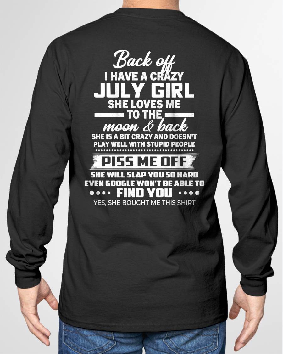 JULY - PISS ME OFF SHE WILL SLAP YOU SO HARD EVEN GOOGLE WON'T BE ABLE TO FIND YOU - FROM WIFE - NINA07 (SKU2603-18-07)