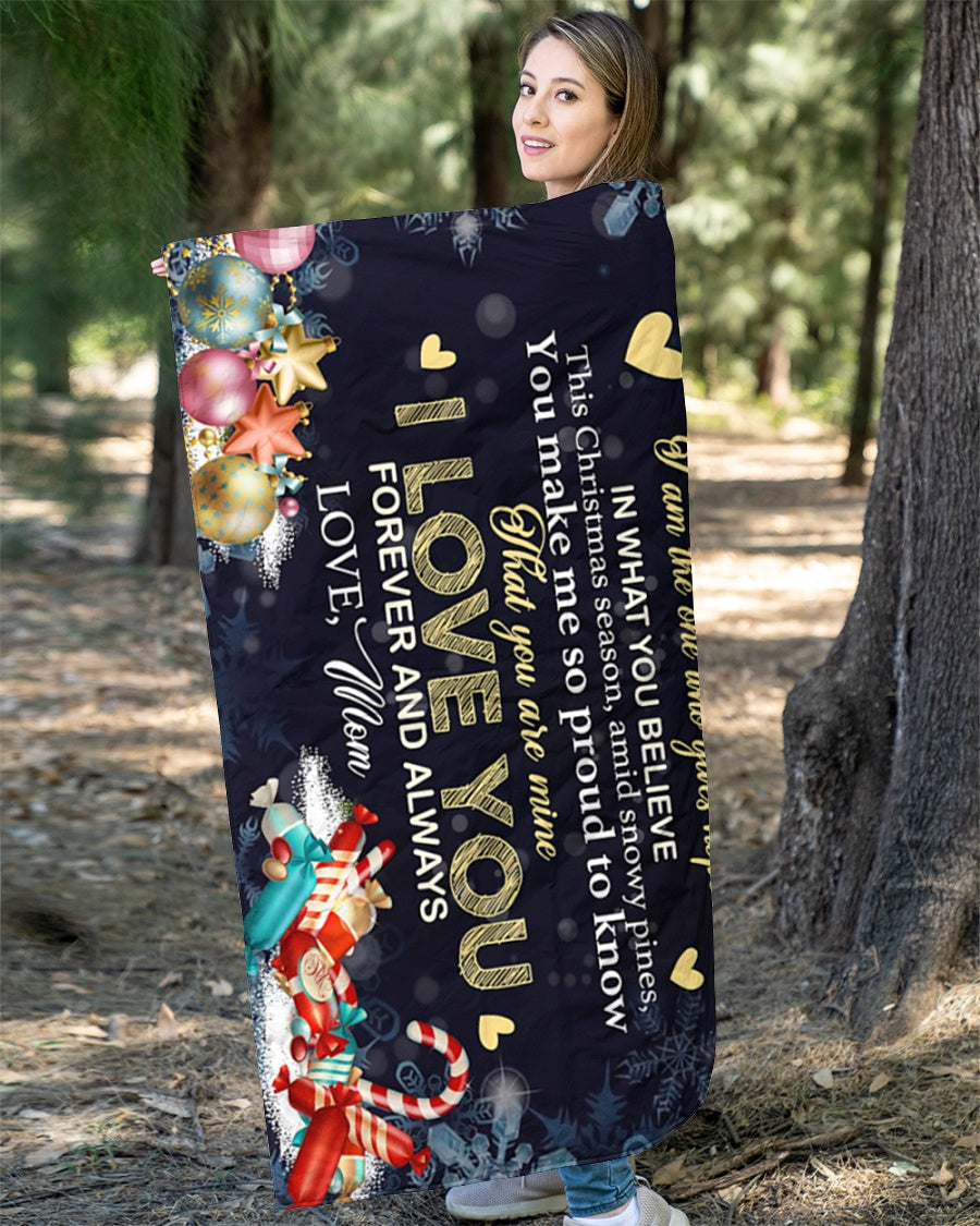 Special gift for your daughter Blanket - from mom (SKU-CHAU-B09)