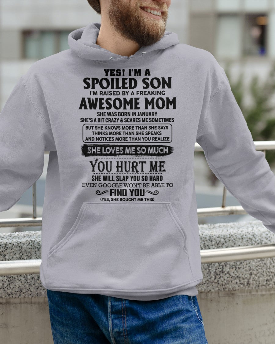 January - Awesome Mom - Perfect Gift For Your Son From Mom - NINA01 (SKU-SPW-01)