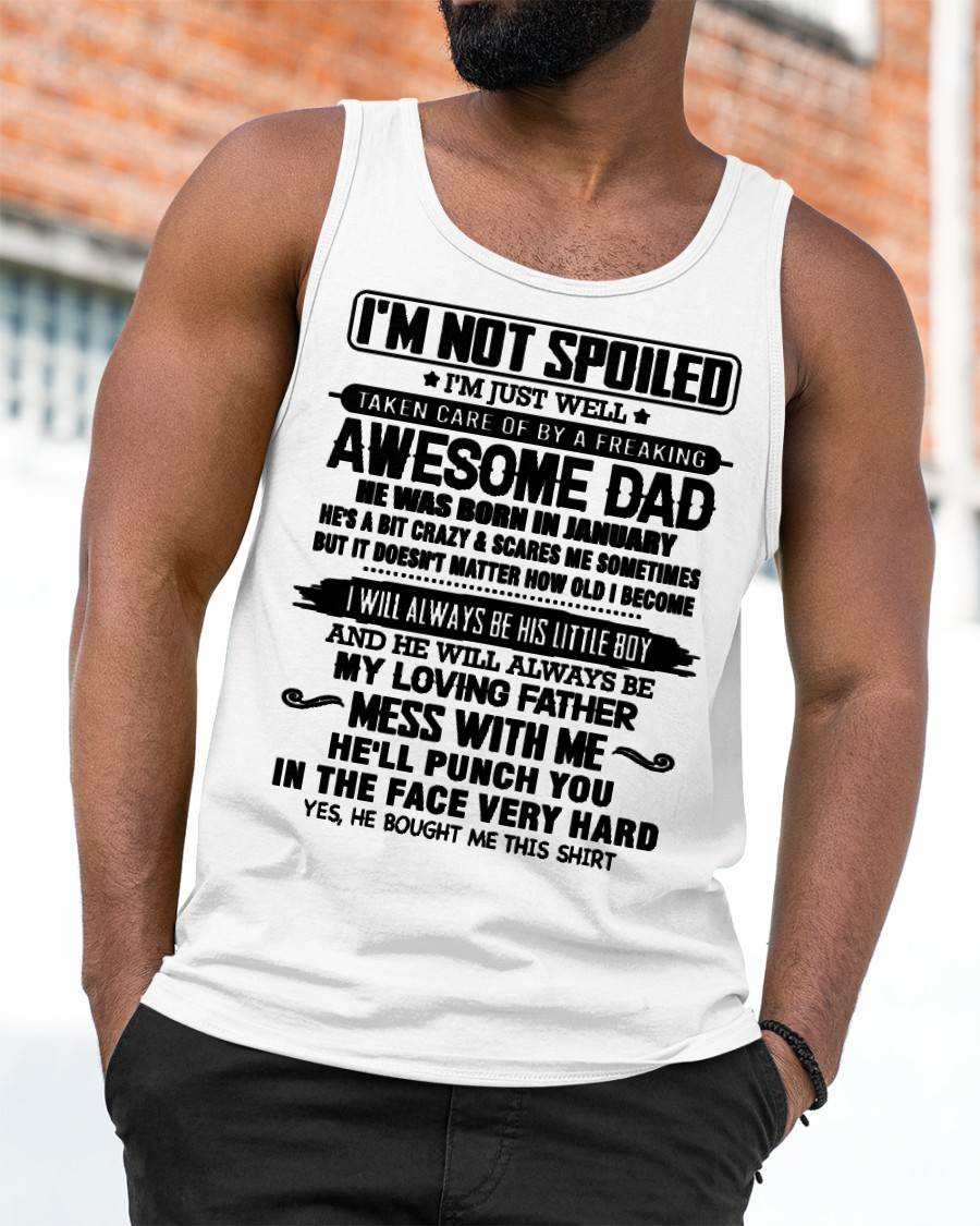 JANUARY – I WILL ALWAYS BE HIS LITTLE BOY AND HE WILL ALWAYS BE MY LOVING FATHER – FROM DAD – NINA01 (SKU26T-01236-01)
