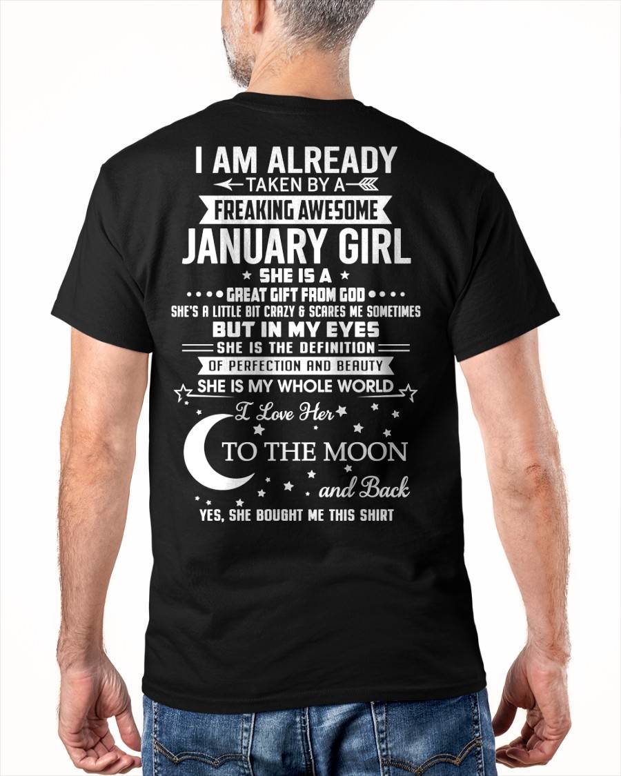 JANUARY - SHE IS MY WHOLE WORLD I LOVE HER TO THE MOON AND BACK - FROM WIFE - NINA01 (SKU2602-71-01)