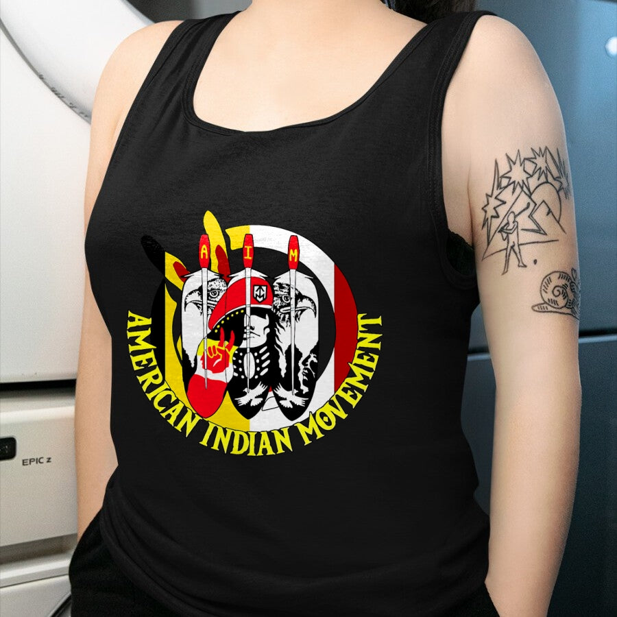 Native American T-Shirts, Vintage Native American Unisex T-Shirt/Hoodie/Sweatshirt HLT00 - Native American Pride Indian Movement T-Shirt