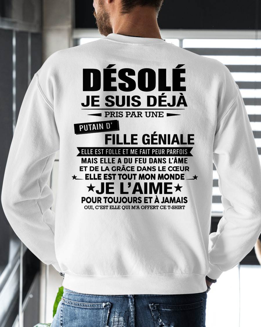 DÉSOLÉ, JE SUIS DÉJÀ PRIS PAR UNE FILLE VRAIMENT GÉNIALE – DE LA PART DE MA FEMME - FR00/NINA00 (SKU2606-112-00)