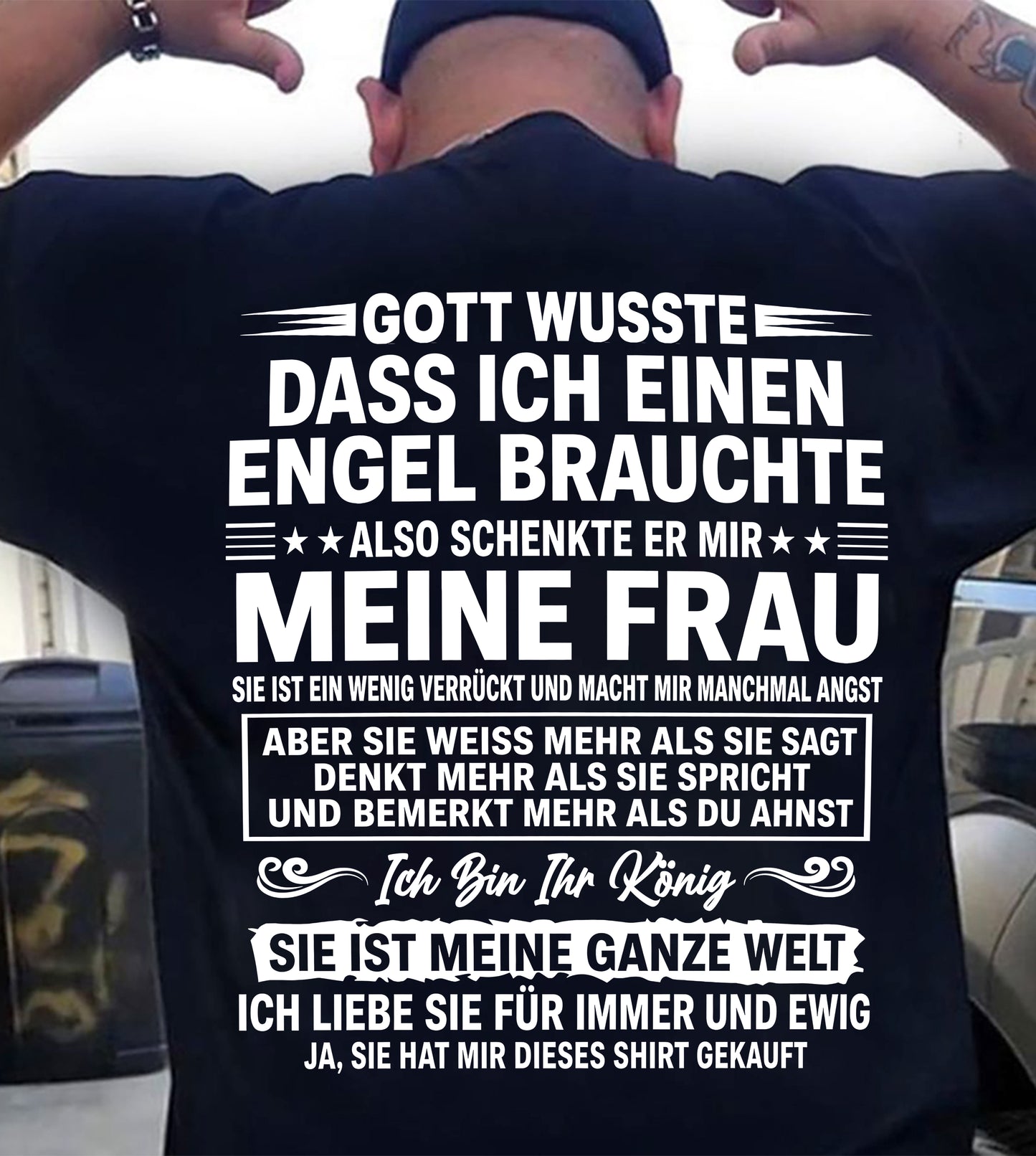 Ich Bin Ihr König SIE IST MEINE GANZE WELT- Das perfekte Geschenk für deinen Freund - GER/NINA00 (SKU2605-397-00)