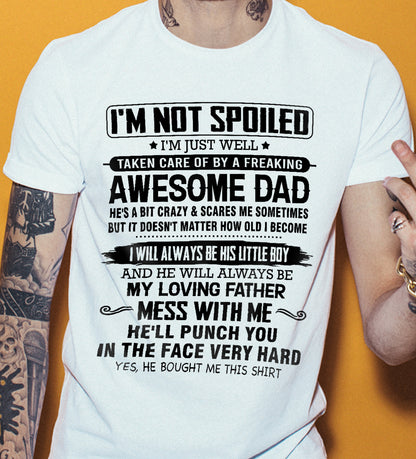 I WILL ALWAYS BE HIS LITTLE BOY AND HE WILL ALWAYS BE MY LOVING FATHER - FROM DAD - NINA00 (SKU26T-01236-00)