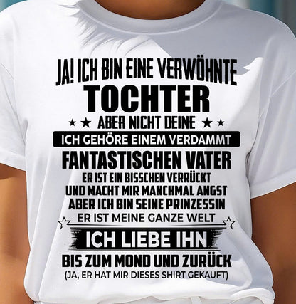 ICH GEHÖRE EINEM VERDAMMT FANTASTISCHEN VATER - Perfektes Geschenk für deine Tochter - GER/NINA00 (SKU2606-188-00)