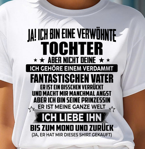 ICH GEHÖRE EINEM VERDAMMT FANTASTISCHEN VATER - Perfektes Geschenk für deine Tochter - GER/NINA00 (SKU2606-188-00)