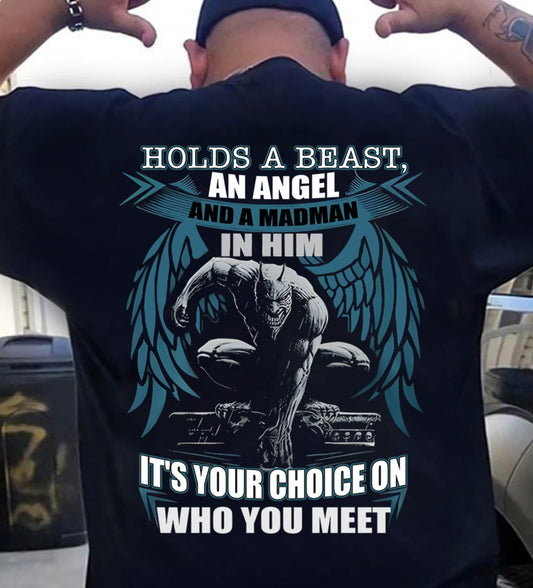 IT'S YOUR CHOICE ON WHO YOU MEET - MAN TEE - NINA00 (SKU26T-01-47-00)