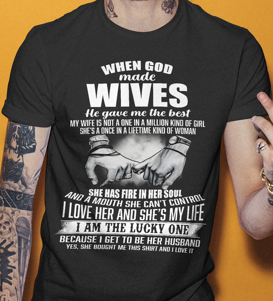 WHEN GOD MADE WIVES HE GAVE ME THE BEST - FROM WIFE - NINA00 (SKU26T-01-05-00)