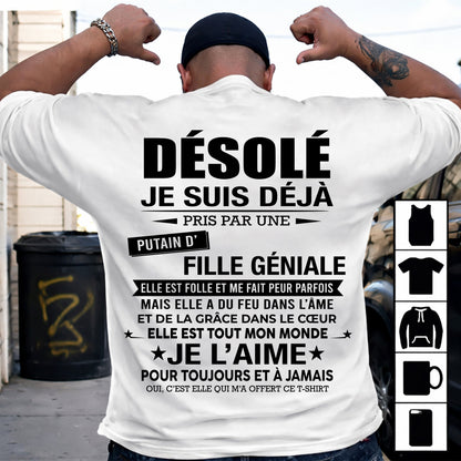 DÉSOLÉ, JE SUIS DÉJÀ PRIS PAR UNE FILLE VRAIMENT GÉNIALE – DE LA PART DE MA FEMME - FR00/NINA00 (SKU2606-112-00)