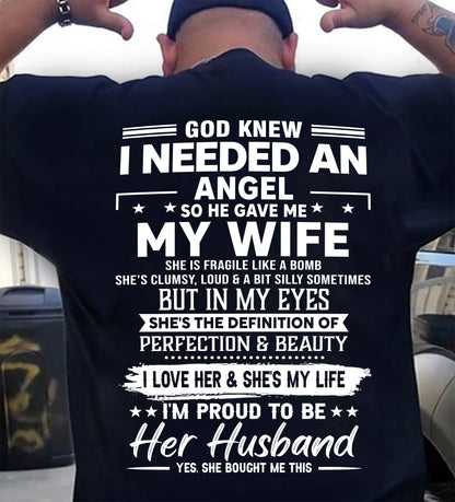 IN MY EYES SHE'S THE DEFINITION OF PERFECTION & BEAUTY I LOVE HER & SHE'S MY LIFE - FROM WIFE - NINA00 (SKU26T-01171-00)