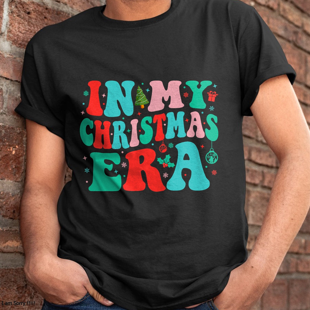 In My Christmas Era Cute Groovy Christmas Holiday Xmas T-Shirt - Christmas Unisex T-Shirt/Hoodie/Sweatshirt - NINA00