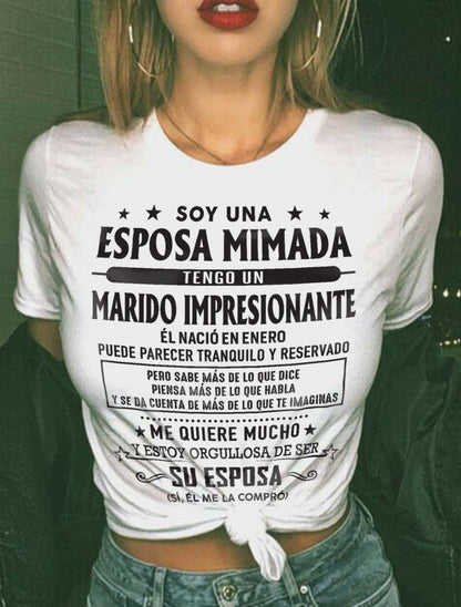 Enero – Esposo increíble nacido en enero – Regalo especial para tu esposa – NINA01 (SKU03-11-01)