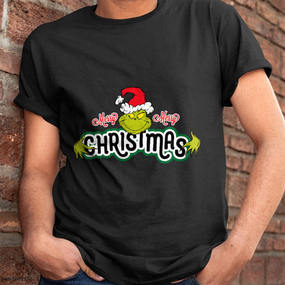 Dr. Seuss Grinch Hugs Christmas Short Sleeve T-shirt - Christmas Unisex T-Shirt/Hoodie/Sweatshirt - NINA00