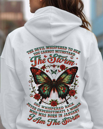 The Devil Whispered to Her – I Am the Storm January Woman Shirt - NINA01 FMA (SKU10-72-01)