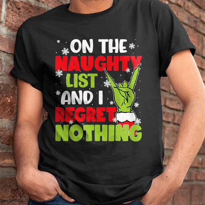 Funny Naughty List Christmas Xmas Santa Mens Womens Kids T-Shirt - Christmas Unisex T-Shirt/Hoodie/Sweatshirt - NINA00