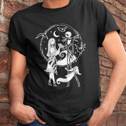 Christmas Shirts for Family, Funny christmas shirts, Christmas Unisex T-Shirt/Hoodie/Sweatshirt HLT00 - Nightmare Before Christmas - Jack Sally Zero T-Shirt