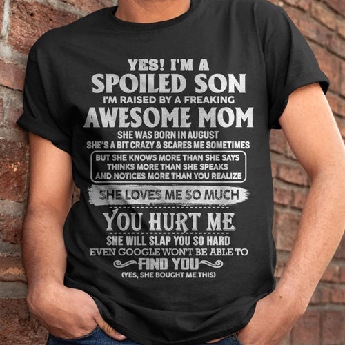 August - Awesome Mom - Perfect Gift For Son From Mom - NINA08 (SKU05-47-08)