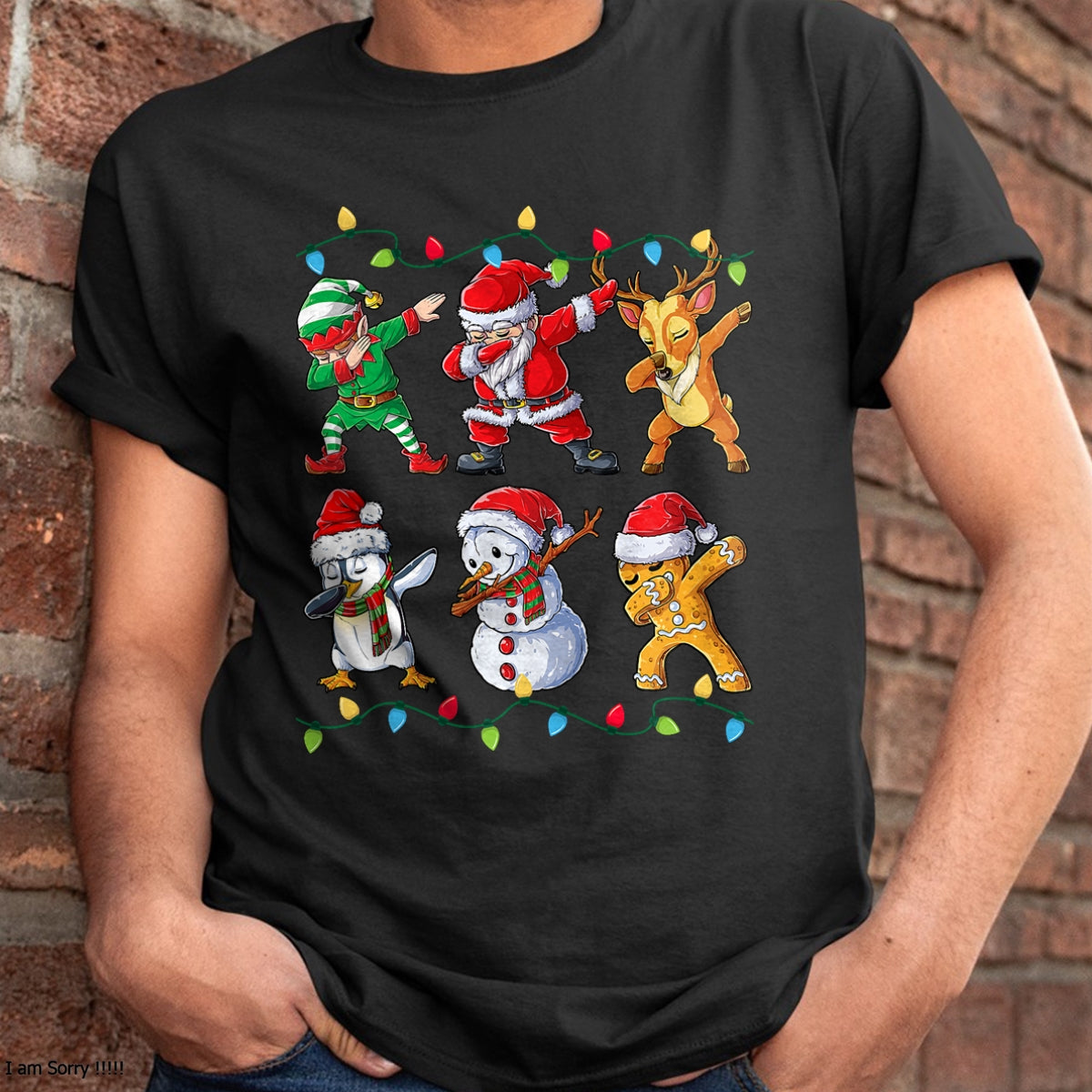 Dabbing Santa Elf Friends Christmas Boys Girls Men Xmas Dab T-Shirt - Christmas Unisex T-Shirt/Hoodie/Sweatshirt - NINA00