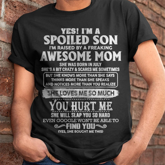 July - Awesome Mom - Perfect Gift For Your Son From Mom - NINA07 (SKU05-47-07)