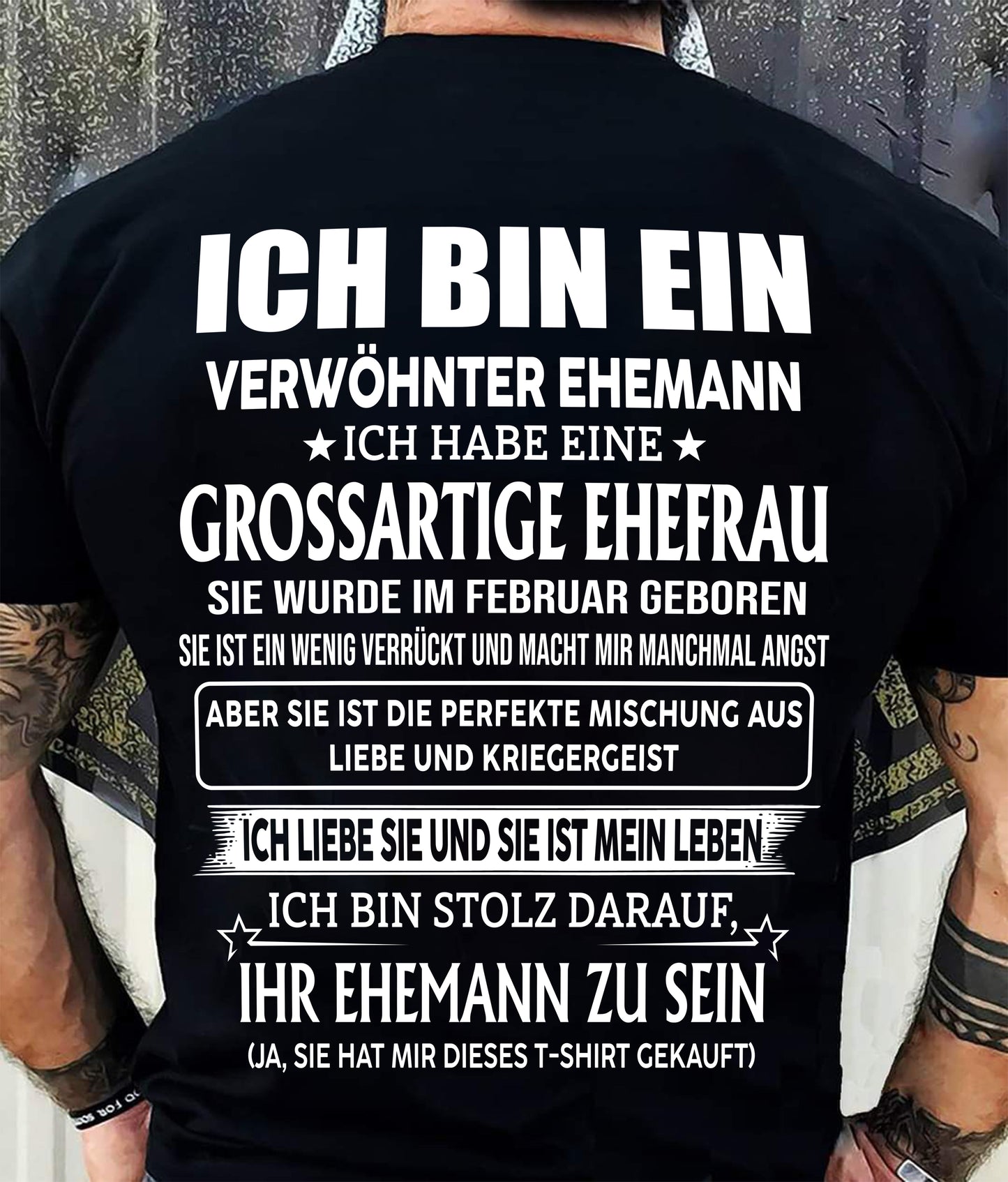 FEBRUAR – FANTASTISCHE FRAU – PERFEKTES GESCHENK FÜR IHREN EHEMANN – DE - NINA02 (SKU2605-295-02)