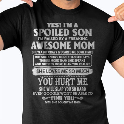 Awesome Mom - Perfect Gift For Your Spoiled Son From Mom - NINA00 (SKU05-47-00)